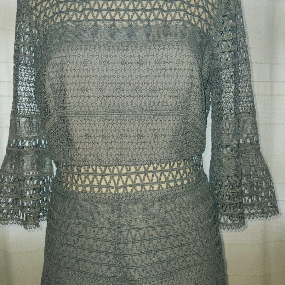 One piece top/shorts laces teal blue